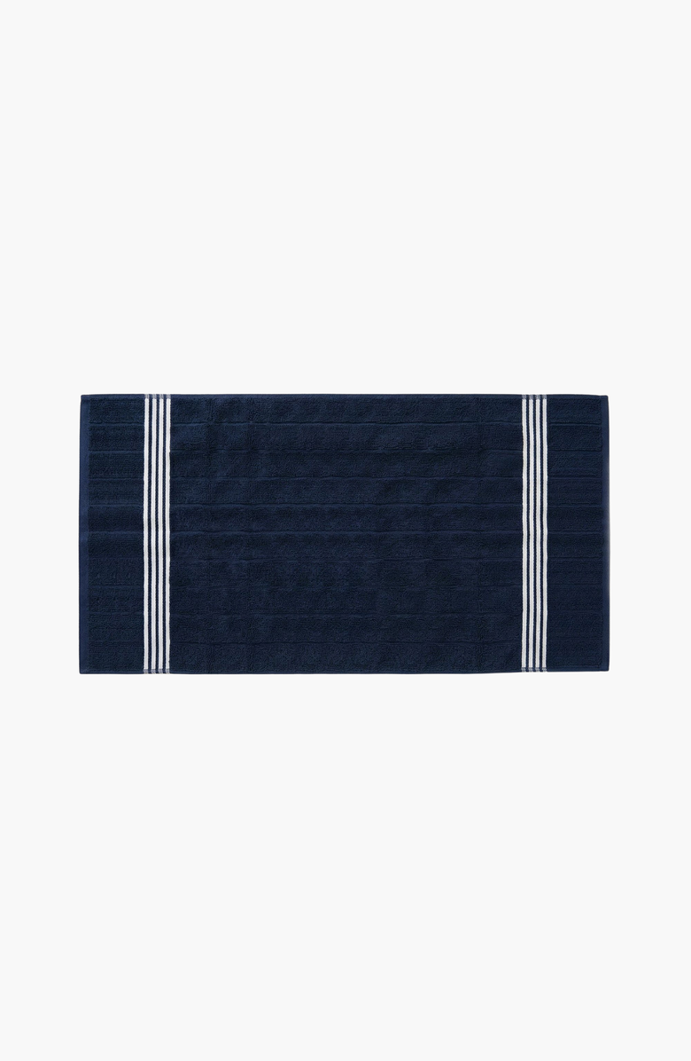 Italic Nautilus Bath Towel Set, Alternate, color, Navy / White