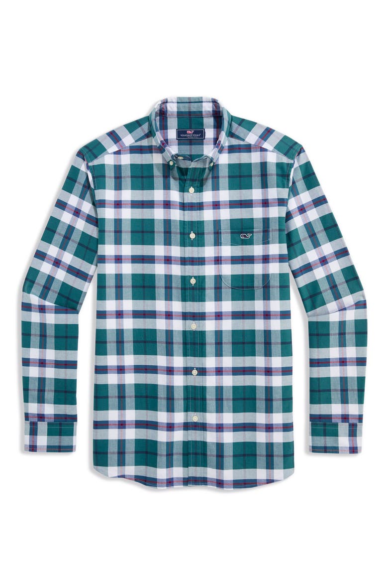 Plaid Oxford Shirt, Alternate, color, - LOWCOUNTRY LODEN