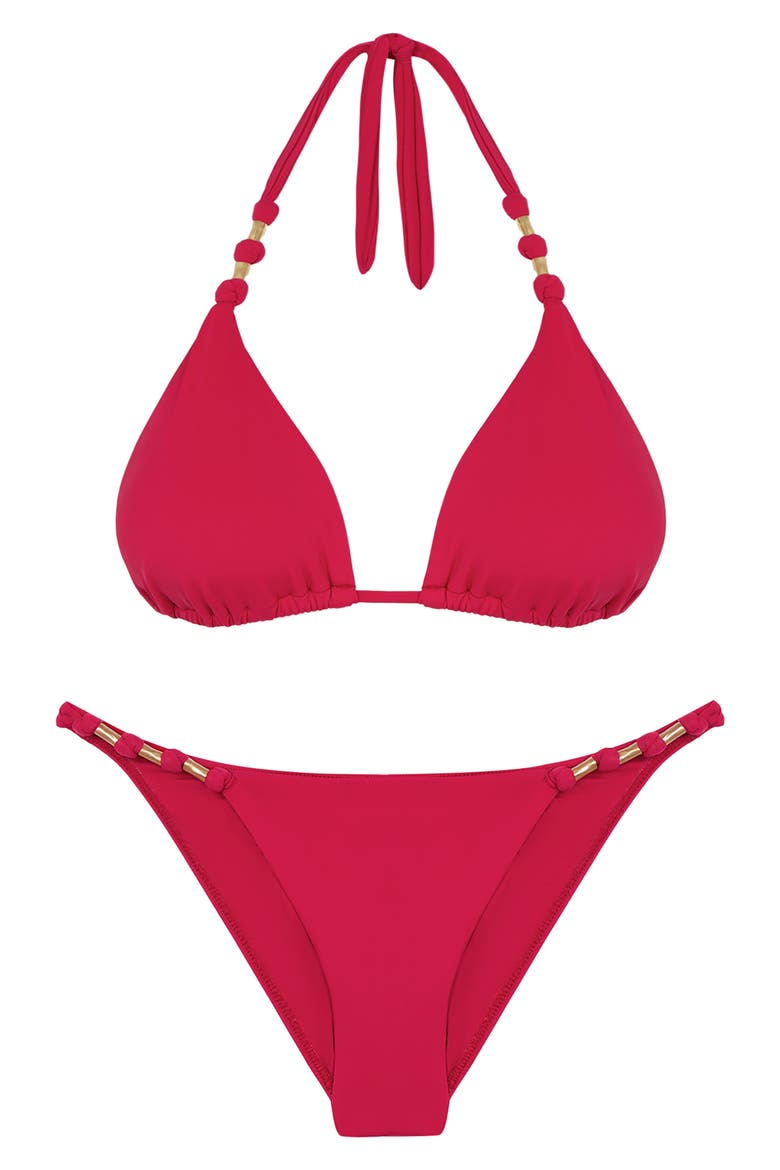 Paula Bikini Bottoms, Alternate, color, RED