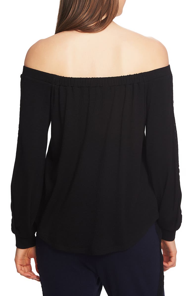 1.STATE Lace Detail Off the Shoulder Top, Alternate, color, 