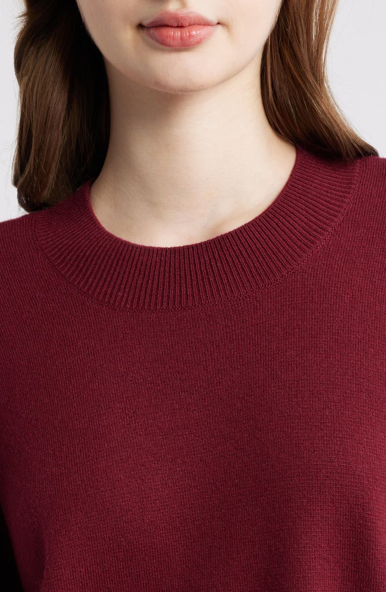 Mavi Jeans Crewneck Sweater, Alternate, color, Windsor Wine