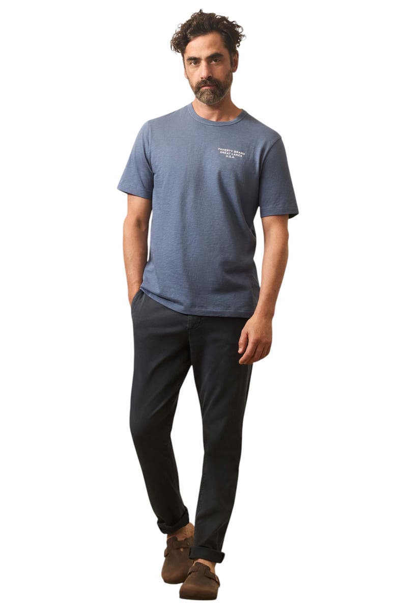 Faherty Freshwater Surf Club Sunwashed Cotton Graphic T-Shirt, Alternate, color, Dusk