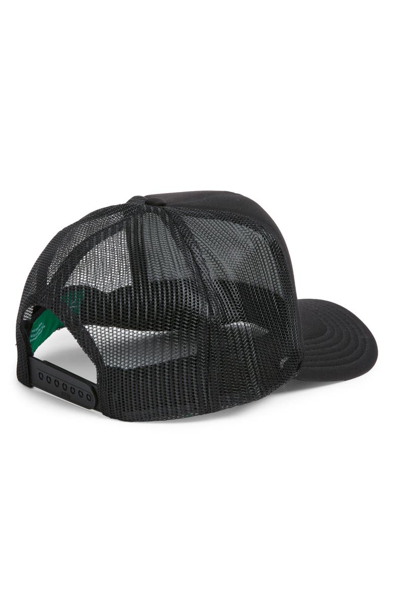 Friday Feelin’ Surf California Trucker Hat, Alternate, color, Black