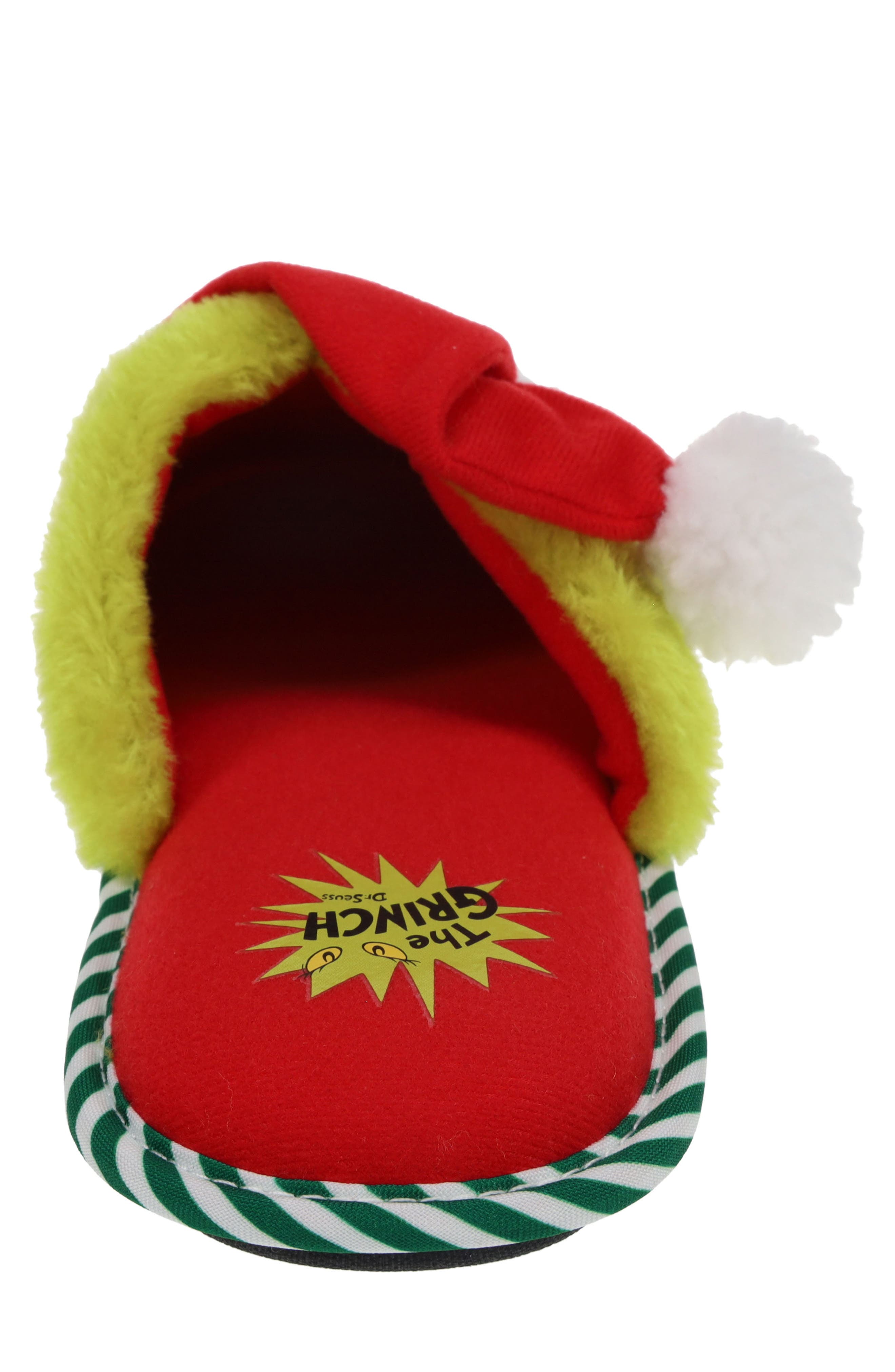 SG Footwear Matching Family The Grinch Scuff Slipper, Alternate, color, 