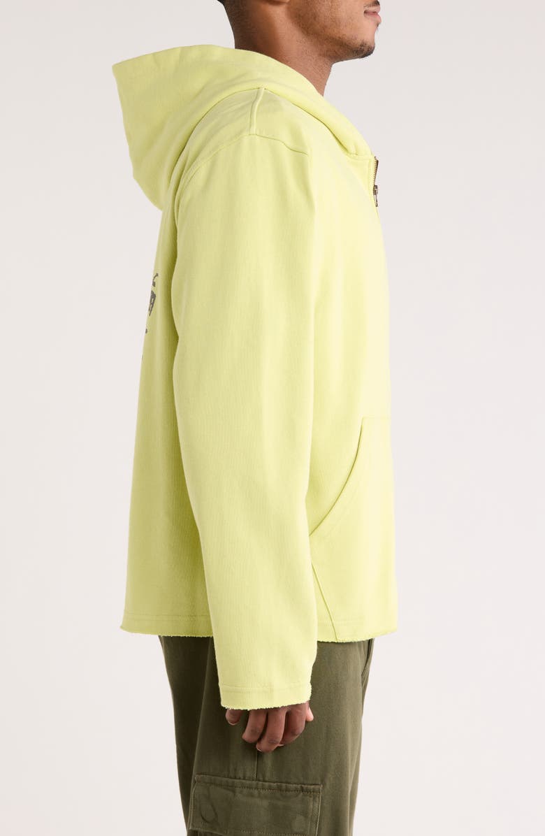 HONOR THE GIFT Art Institute Patch Zip Hoodie, Alternate, color, Green