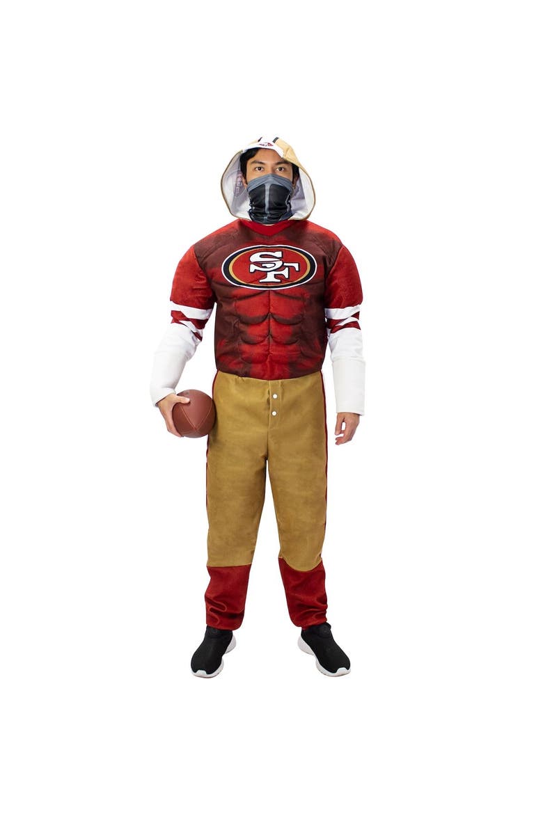 Men's Scarlet San Francisco 49ers Game Day Costume, Main, color, Scarlet