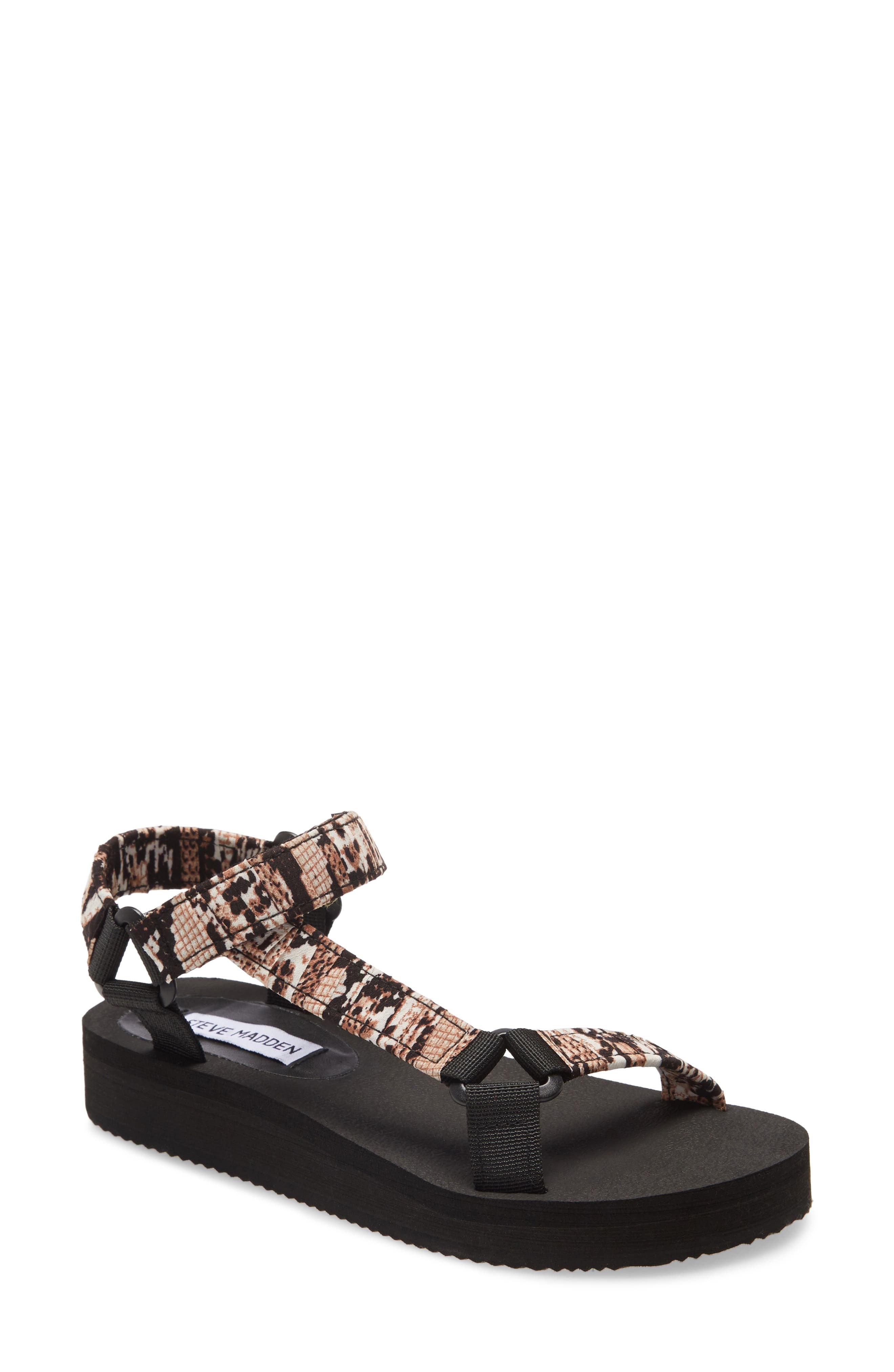 Henley Sandal, Main, color, SNAKE PRINT