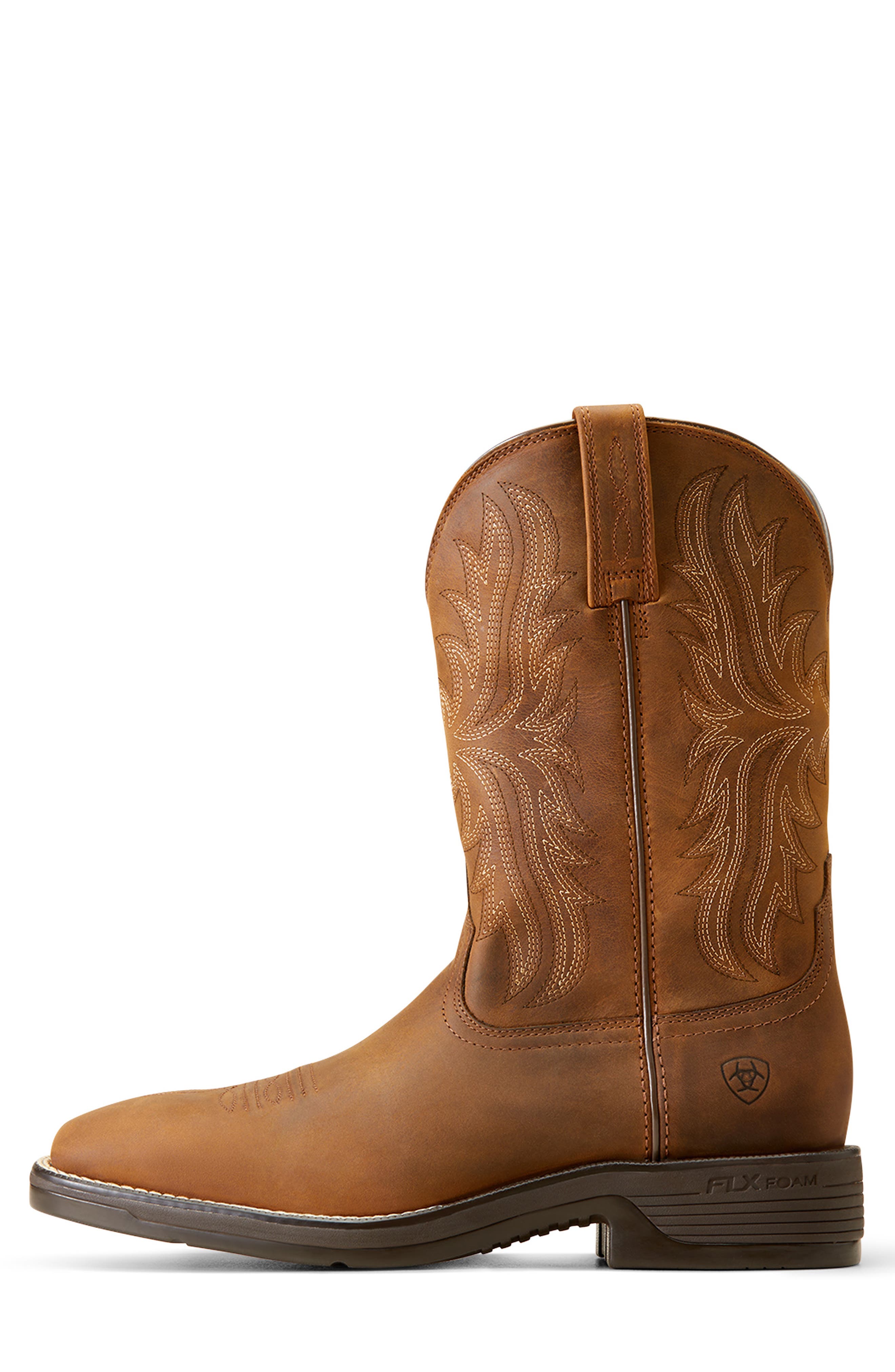 Ariat Ridgeback Oily Western Boot, Alternate, color, Brown