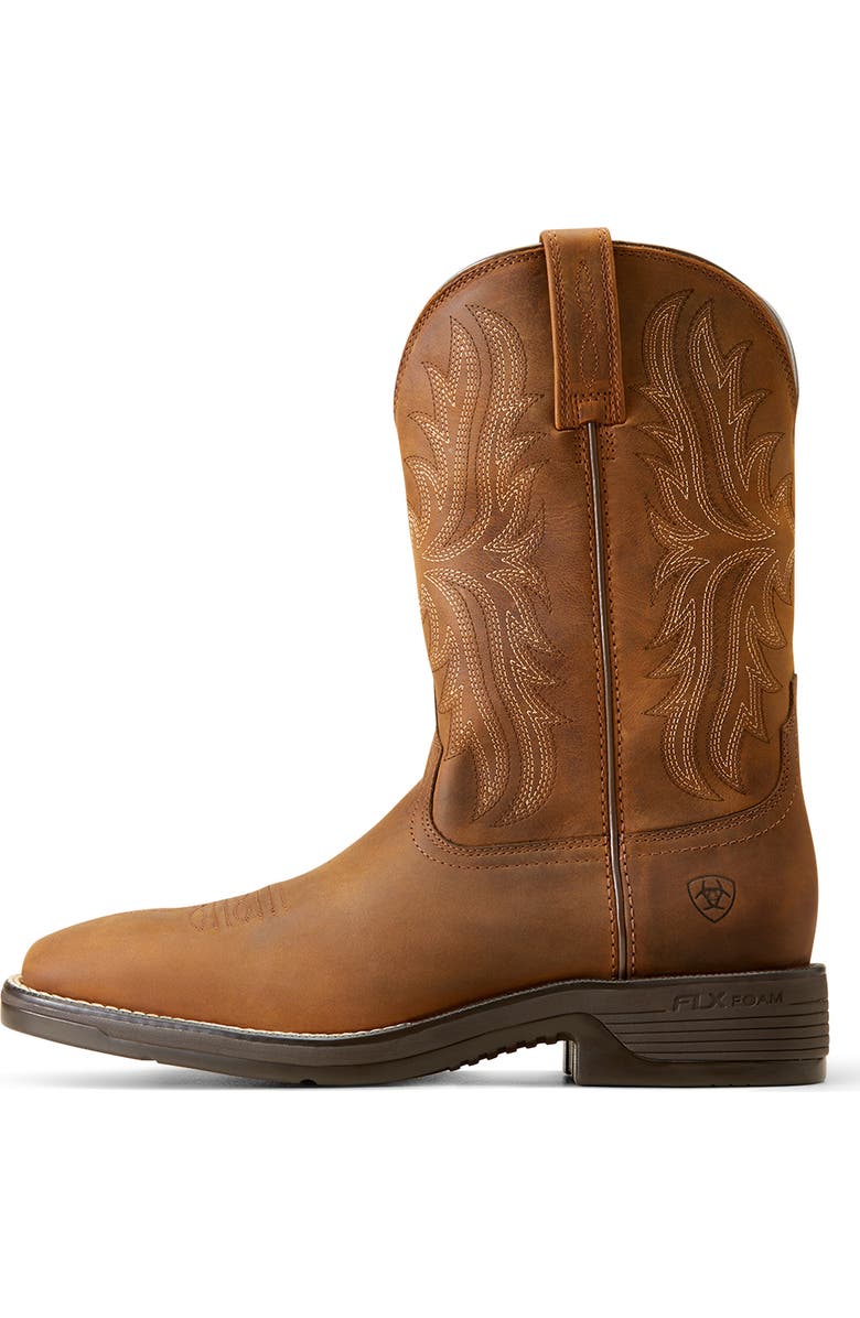 Ariat Ridgeback Oily Western Boot, Alternate, color, Brown