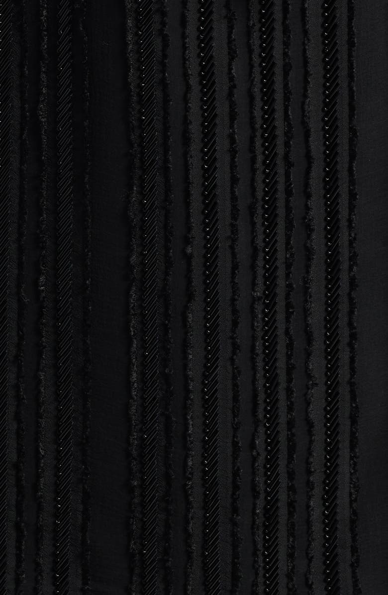 BOSS Digada Beaded Sleeveless Minidress, Alternate, color, Black