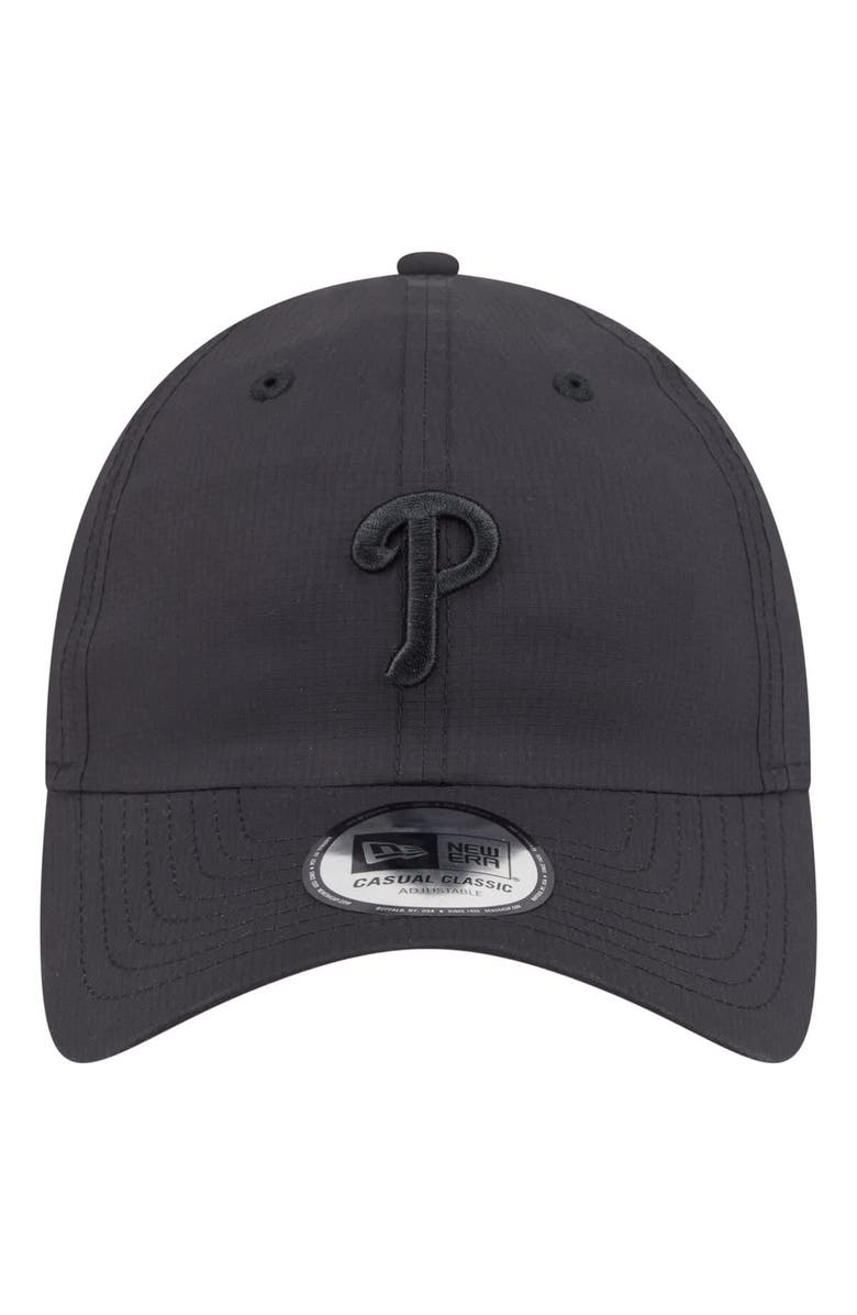 New Era Men's New Era Black Philadelphia Phillies Ripstop Casual Classic Adjustable Hat, Alternate, color, 