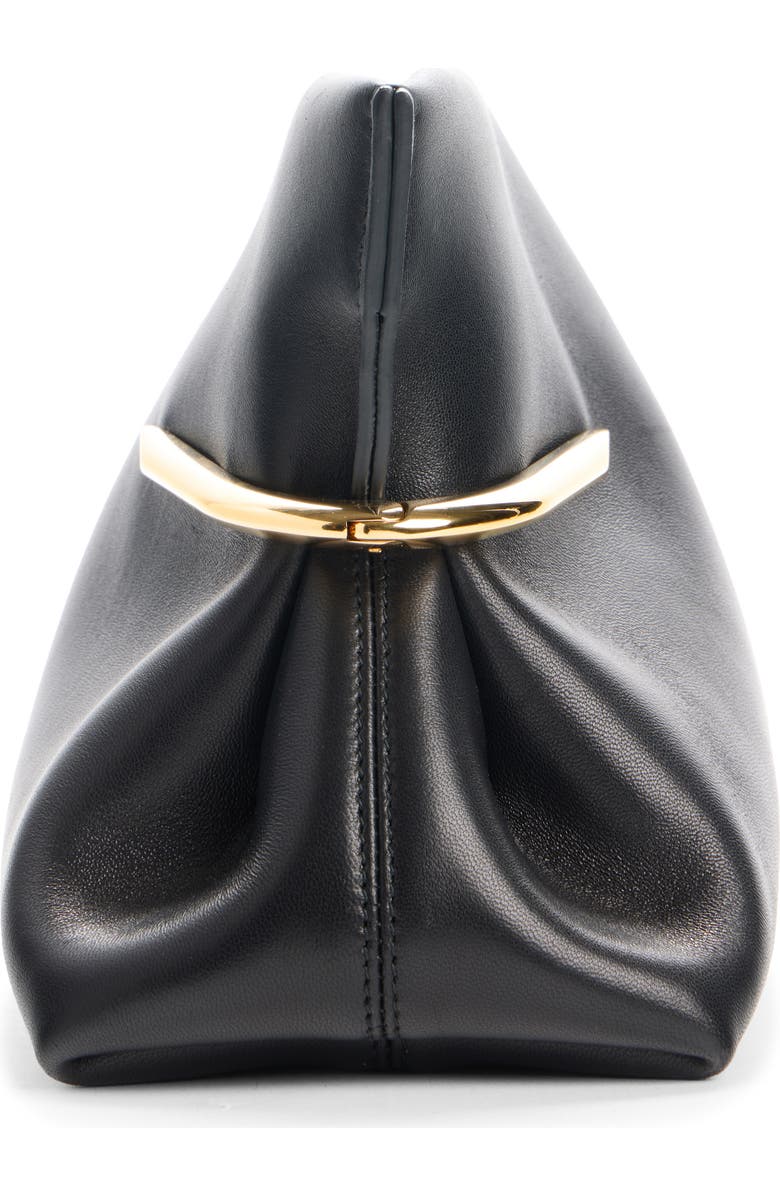 Givenchy Pinch Soft Leather Clutch, Alternate, color, Black