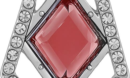 VINCE CAMUTO VINCE CAMUTO GLASS STONE DROP HUGGIE HOOP EARRINGS