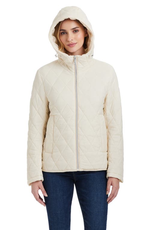 VINCE CAMUTO VINCE CAMUTO WATER RESISTANT HOODED QUILTED JACKET