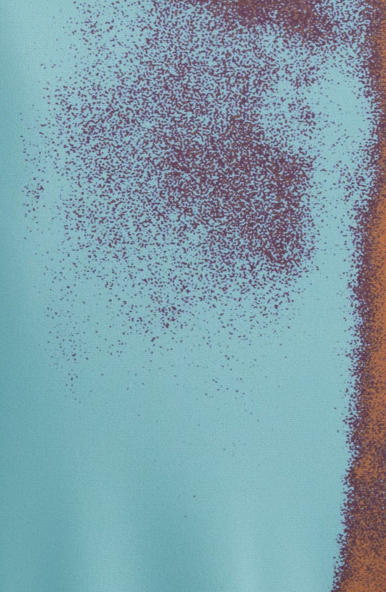 Feners Besos One Shoulder Asymmetric Top, Alternate, color, Turquoise