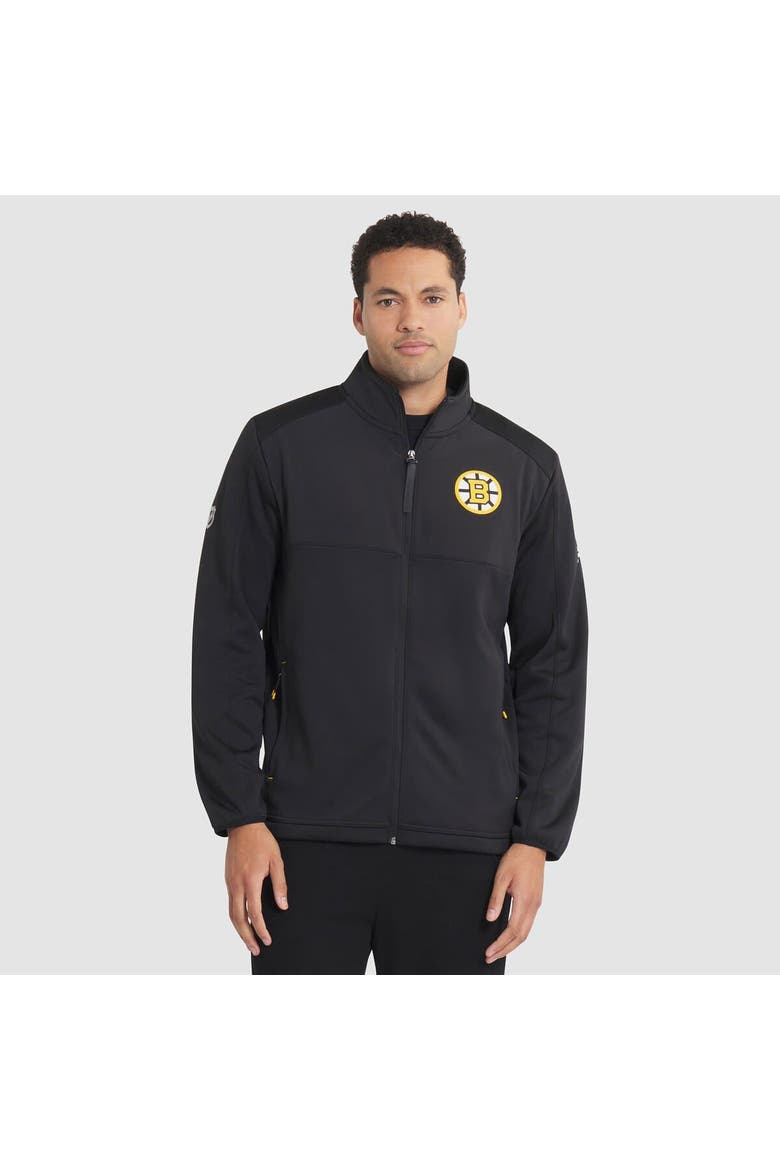 Men's Fanatics Black Boston Bruins Authentic Pro Rink Full-Zip Jacket, Main, color, Black