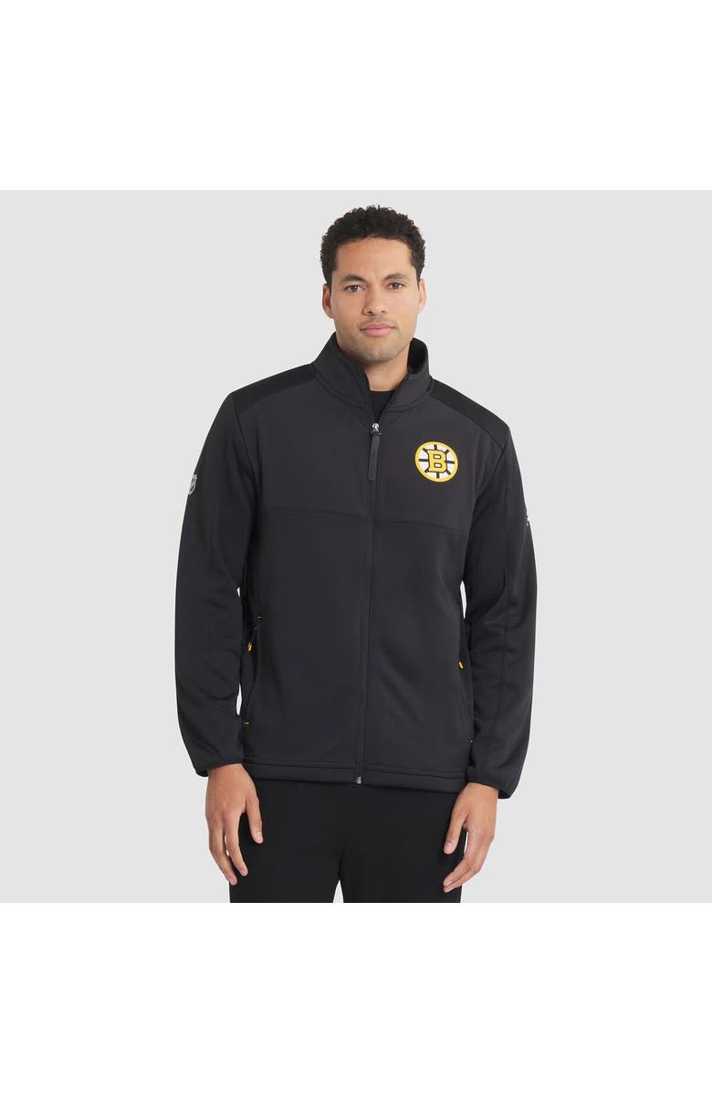 FANATICS Men
s Fanatics Black Boston Bruins Authentic Pro Rink Full-Zip Jacket, Main, color, Black