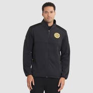 FANATICS Men's Fanatics Black Boston Bruins Authentic Pro Rink Full-Zip Jacket