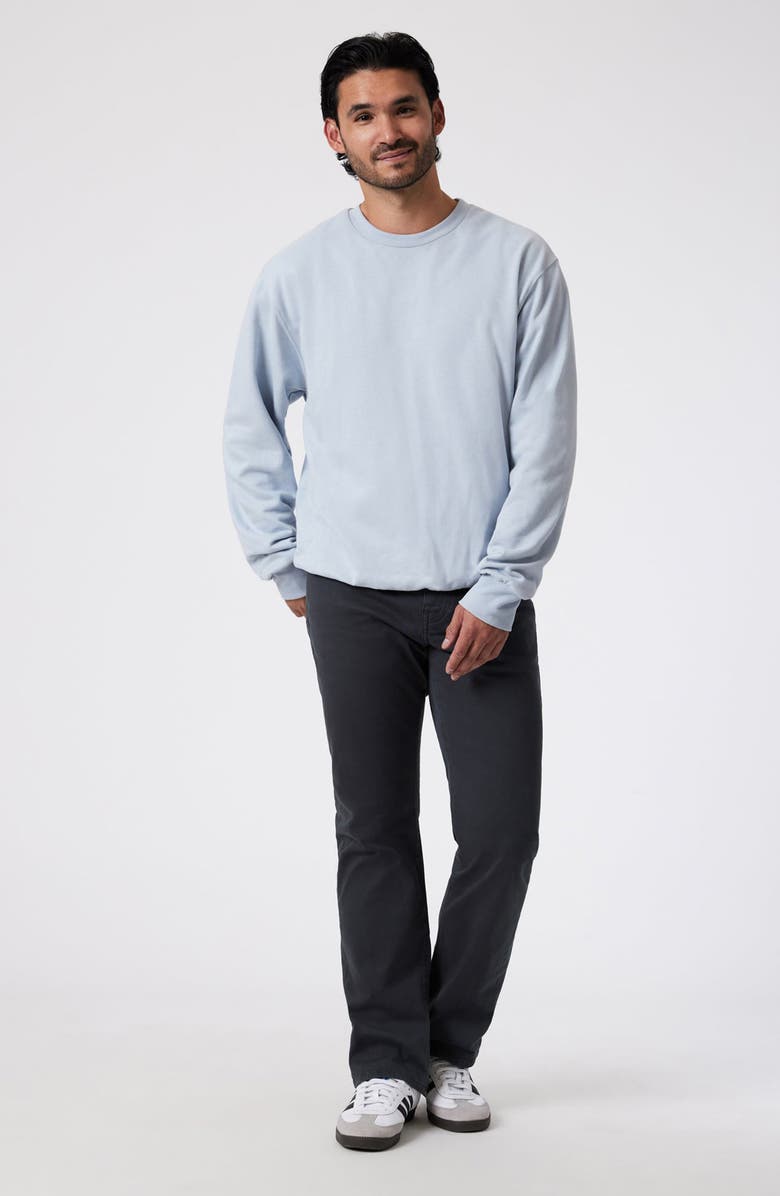 Mavi Jeans Marcus Slim Straight Leg Twill Pants, Alternate, color, Nickle Twill