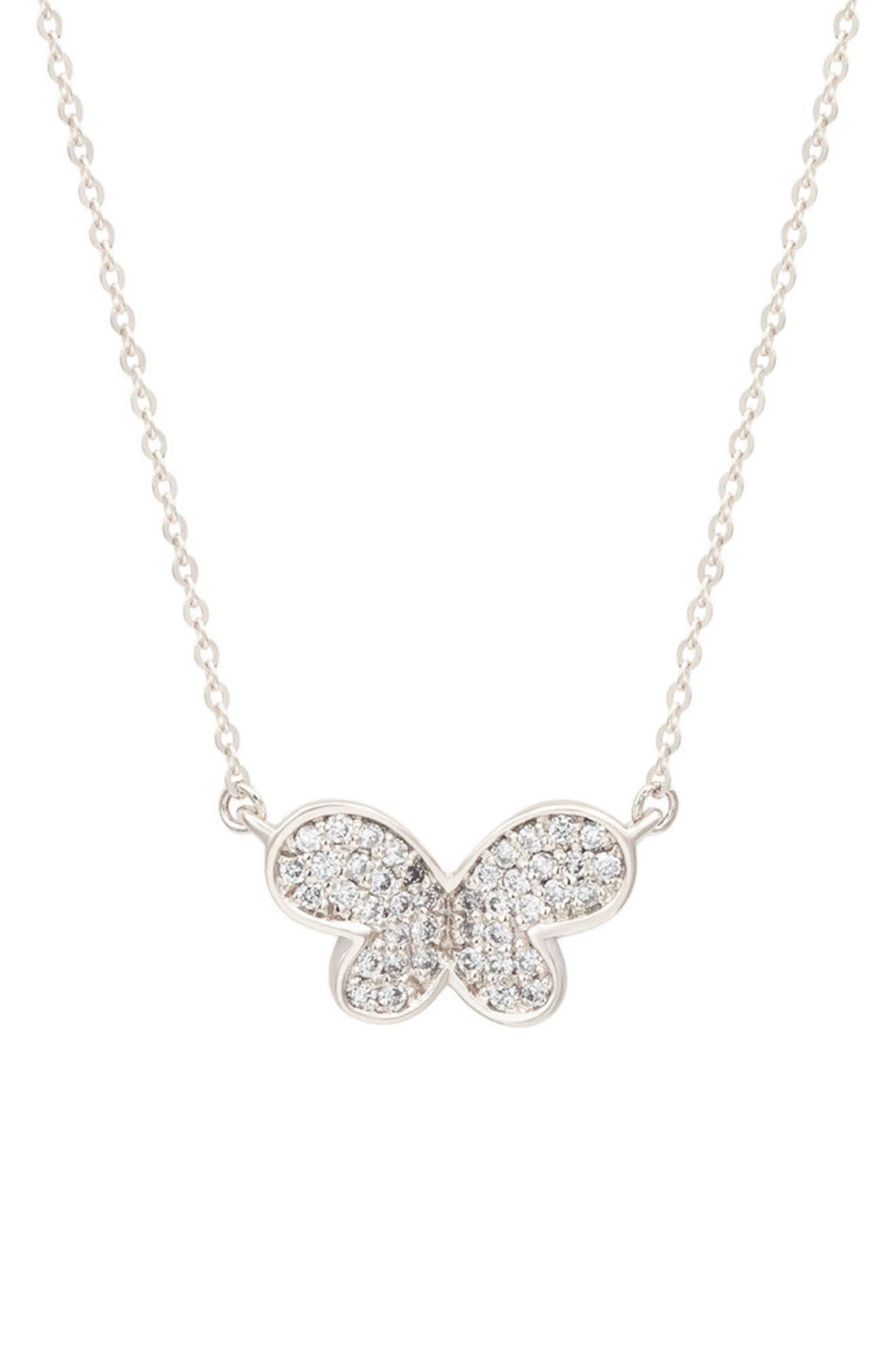 SUZY LEVIAN DIAMONDS Diamond Butterfly Pendant Necklace