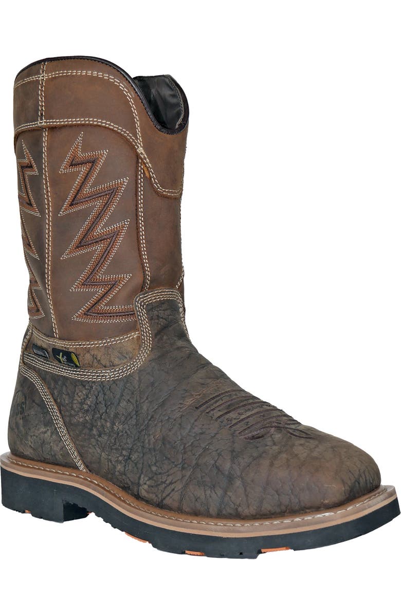 Hoss Boot Company HOSS Fracker Composite Toe Met Guard Work Boot, Main, color, Brown