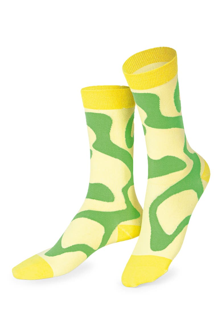 Assorted 2-Pack Fresh Lemons 3D Crew & Ankle Socks, Alternate, color, MULTICOLOR