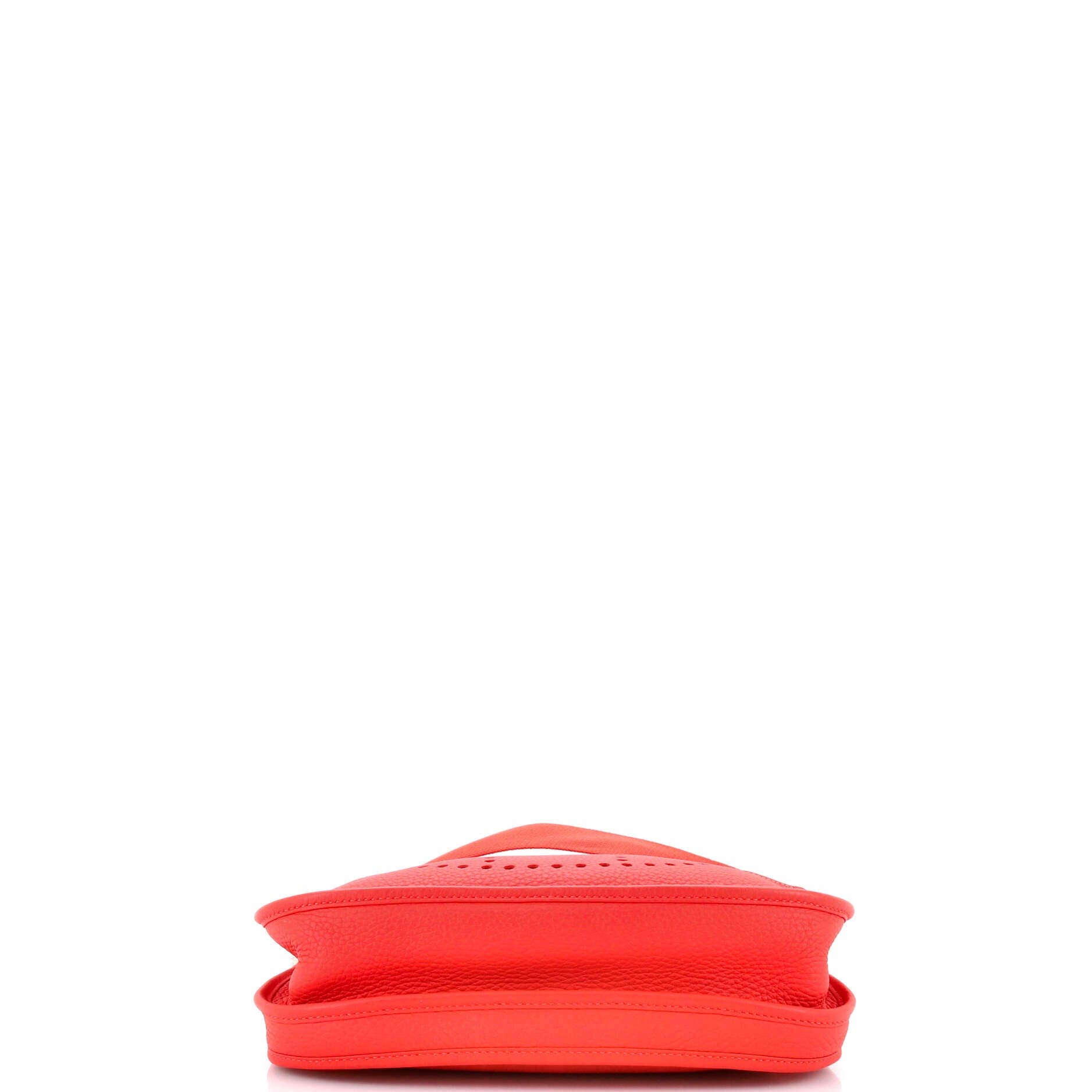 Pre-Owned Hermes Evelyne Bag Gen III Clemence PM, Alternate, color, Rouge Pivoine