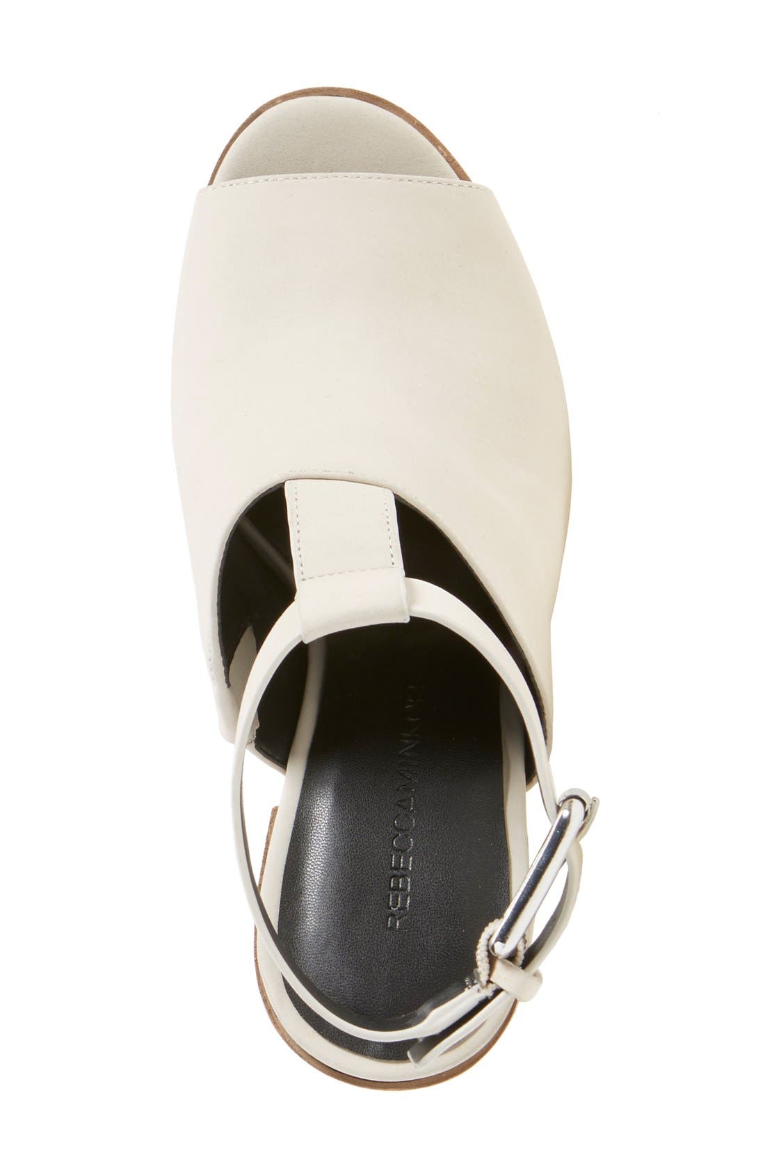 'Cece' Platform Sandal, Alternate, color, STONE LEATHER