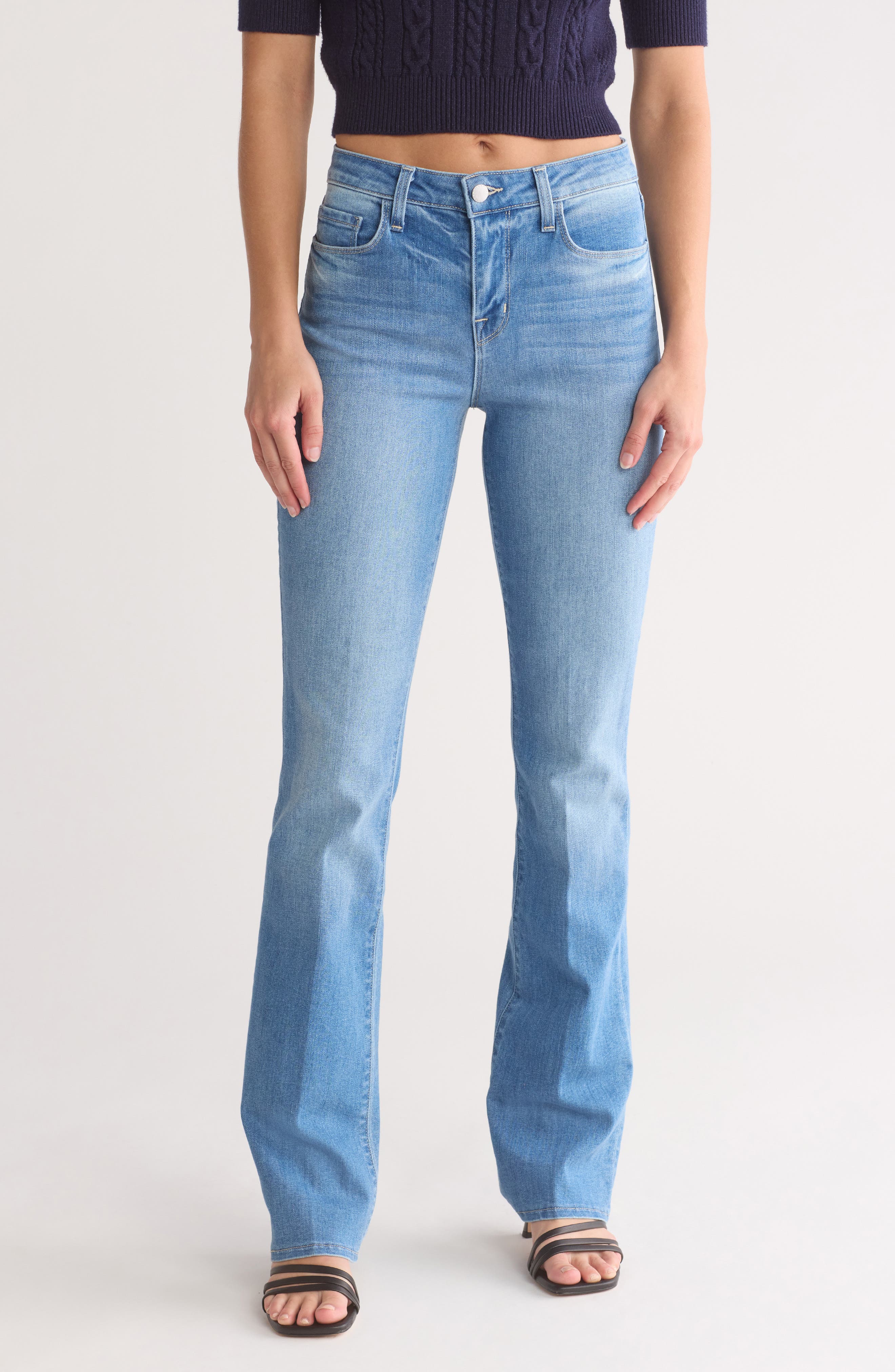 L'AGENCE Selma Sleek Baby Bootcut Jeans