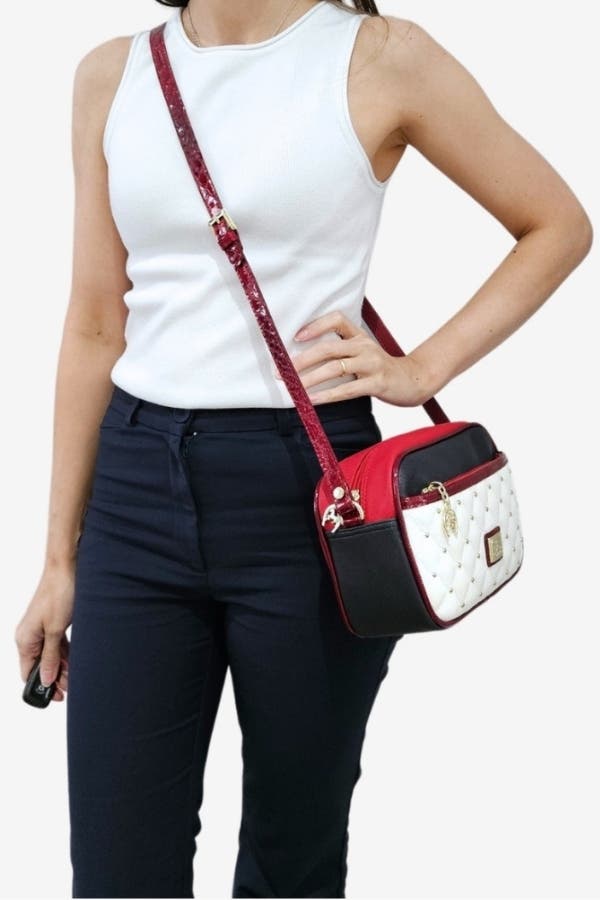 Craft 511 Crossbody Bag, Alternate, color, Navy / White / Red