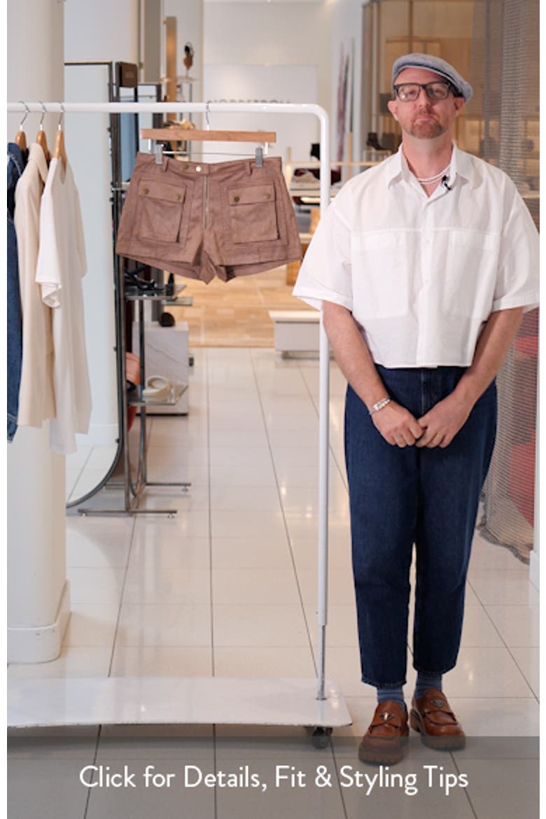 Hendrick Faux Suede Shorts video