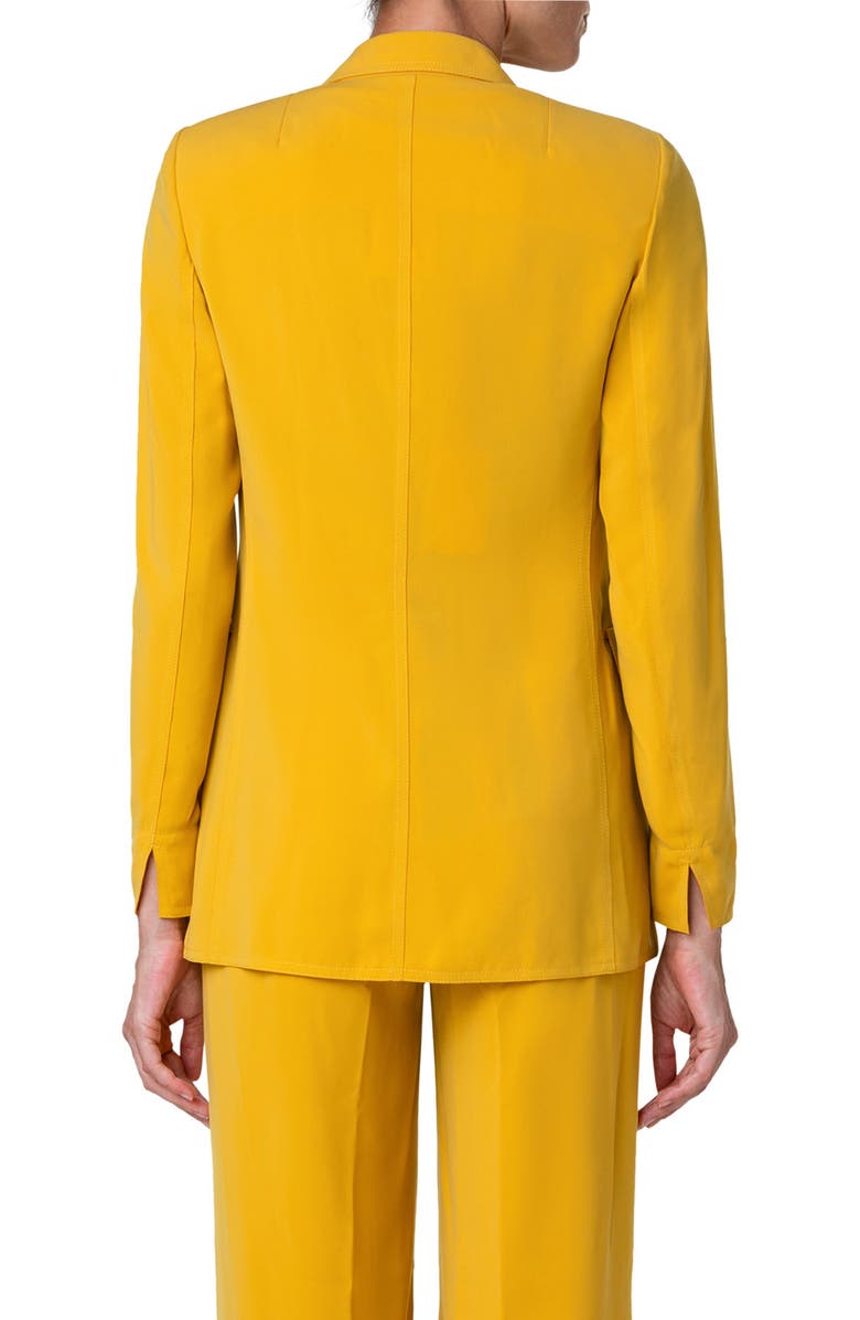 Akris punto Relaxed Single Breasted Crepe Jacket, Alternate, color, 