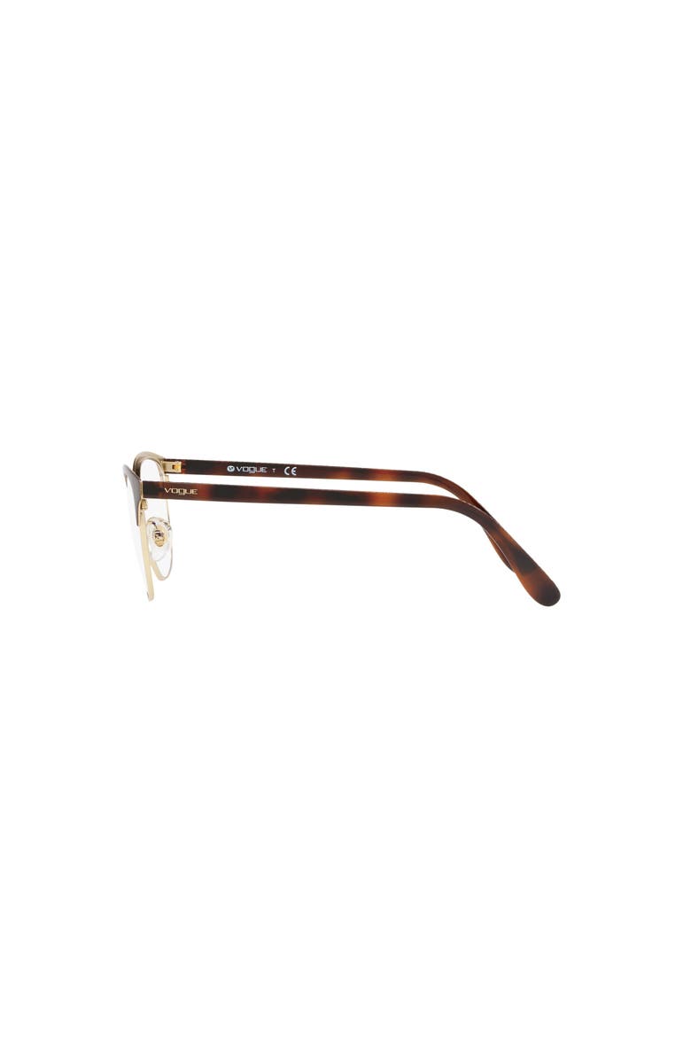 Vogue Eyewear 52mm Oval optical glasses, Alternate, color, Brown