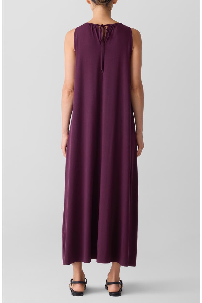 Sleeveless Jersey Maxi Dress, Alternate, color, BLACKBERRY