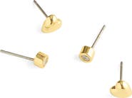 Madewell Heart Stud Earrings