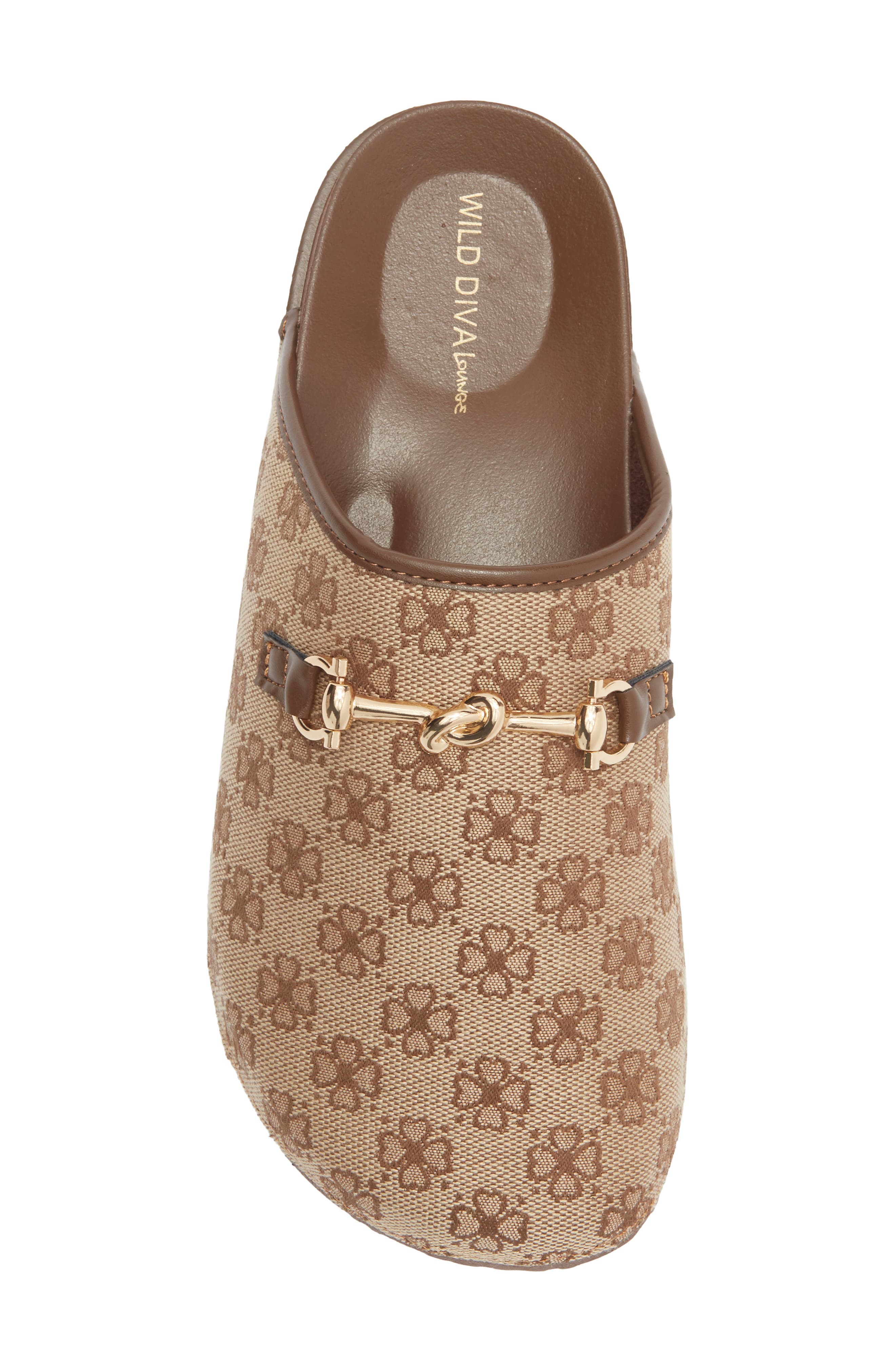 Mochi Mule, Alternate, color, BROWN FLORAL