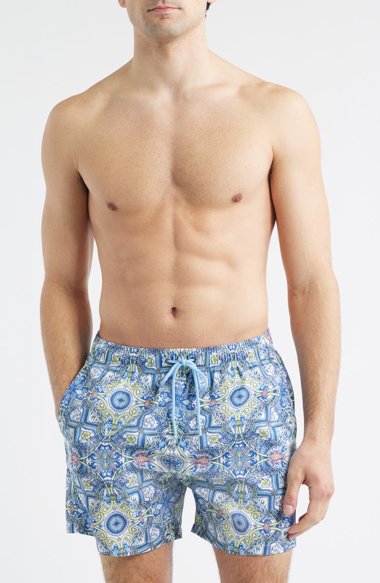 Boardies Tropical Floral Swim Trunks, Main, color, Multi