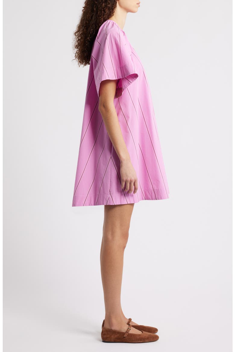 Doris Cotton A-Line Dress, Alternate, color, VIOLINE