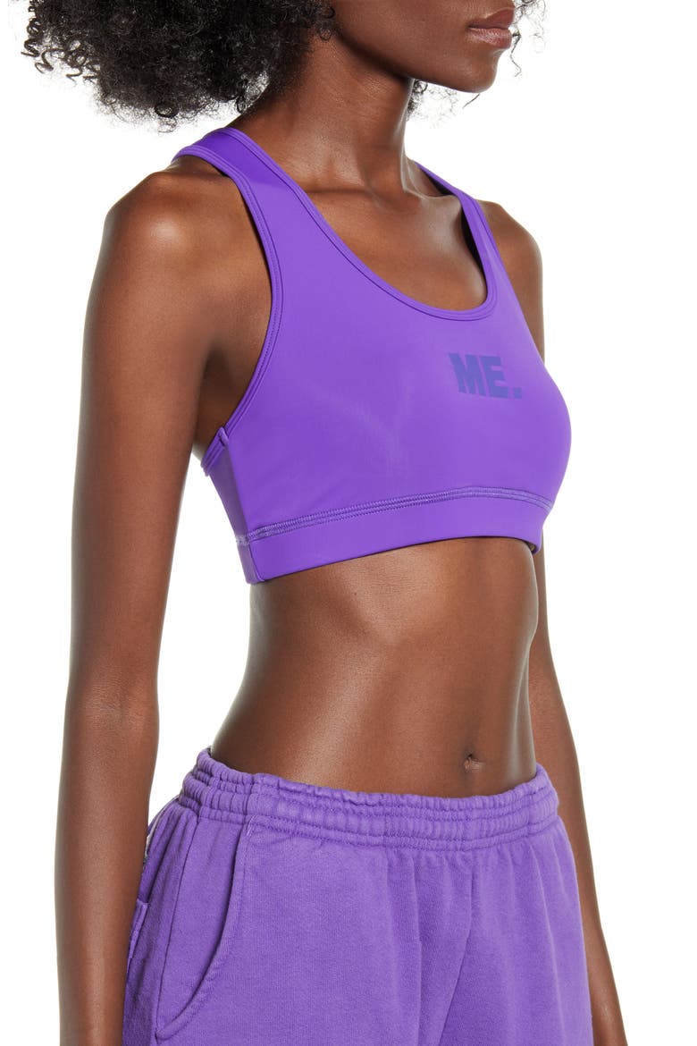 ME. Sports Bra, Alternate, color, GRAPE