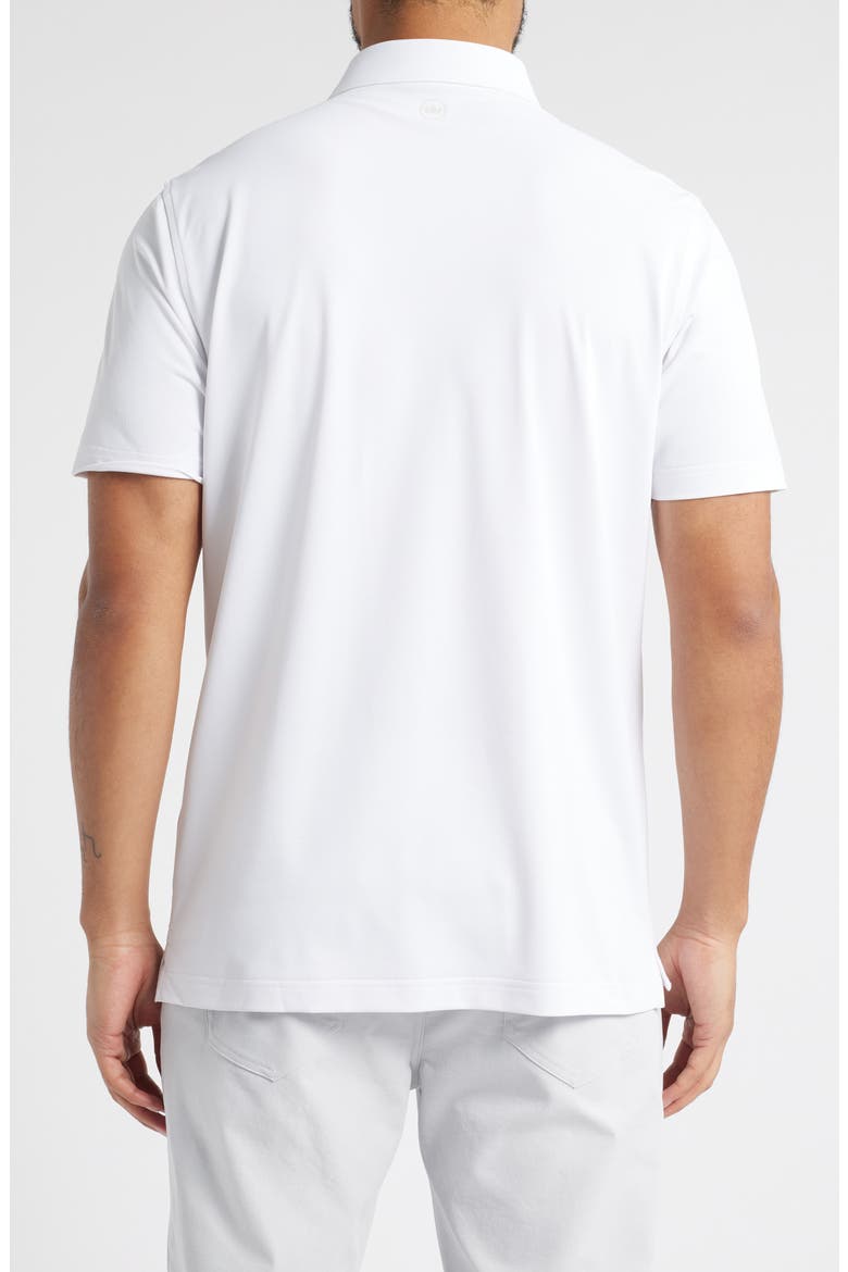 Soul Solid Performance Mesh Golf Polo, Alternate, color, WHITE