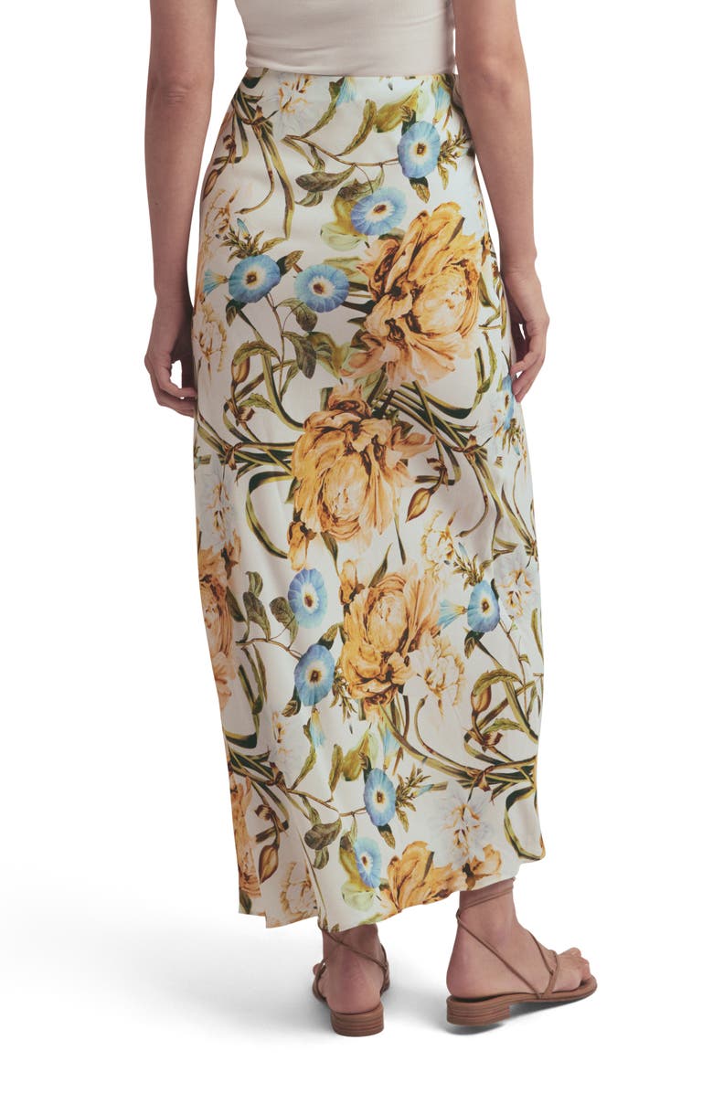 Favorite Daughter The Gwen Floral Print Maxi Skirt, Alternate, color, 