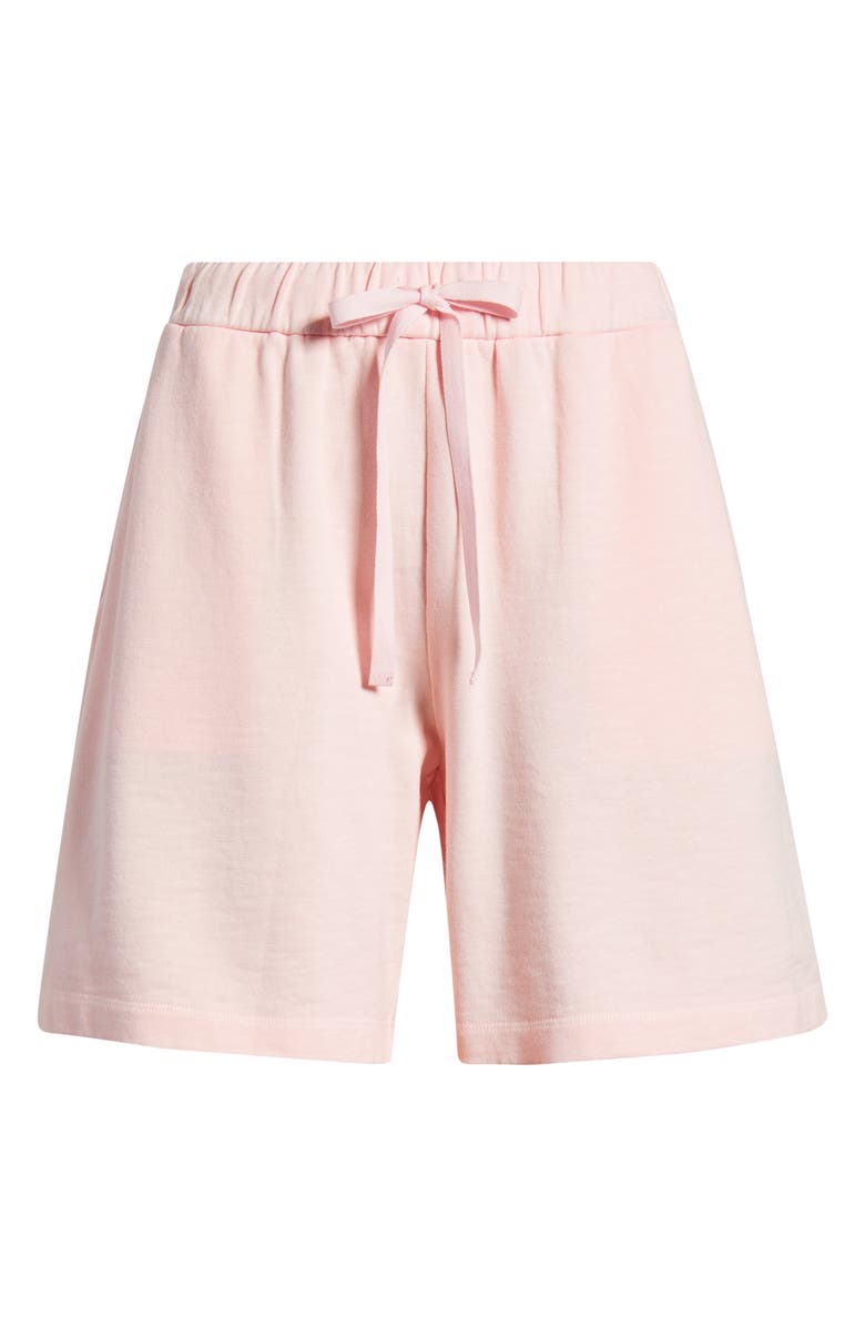Eileen Fisher Organic Cotton Drawstring Walking Shorts, Alternate, color, Crystal Pink