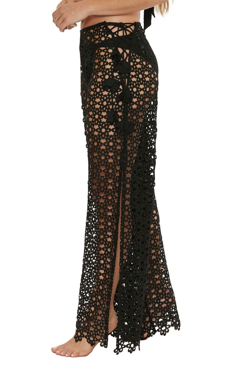 Trina Turk Chateau Floral Mesh Cover-Up Pants, Alternate, color,