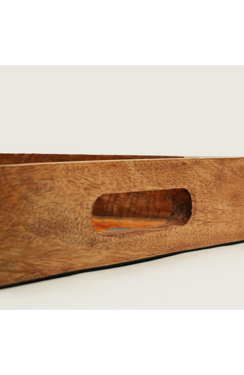 Mela Artisans Sunburst Bloom Inlay Tray, Alternate, color, Sunburst