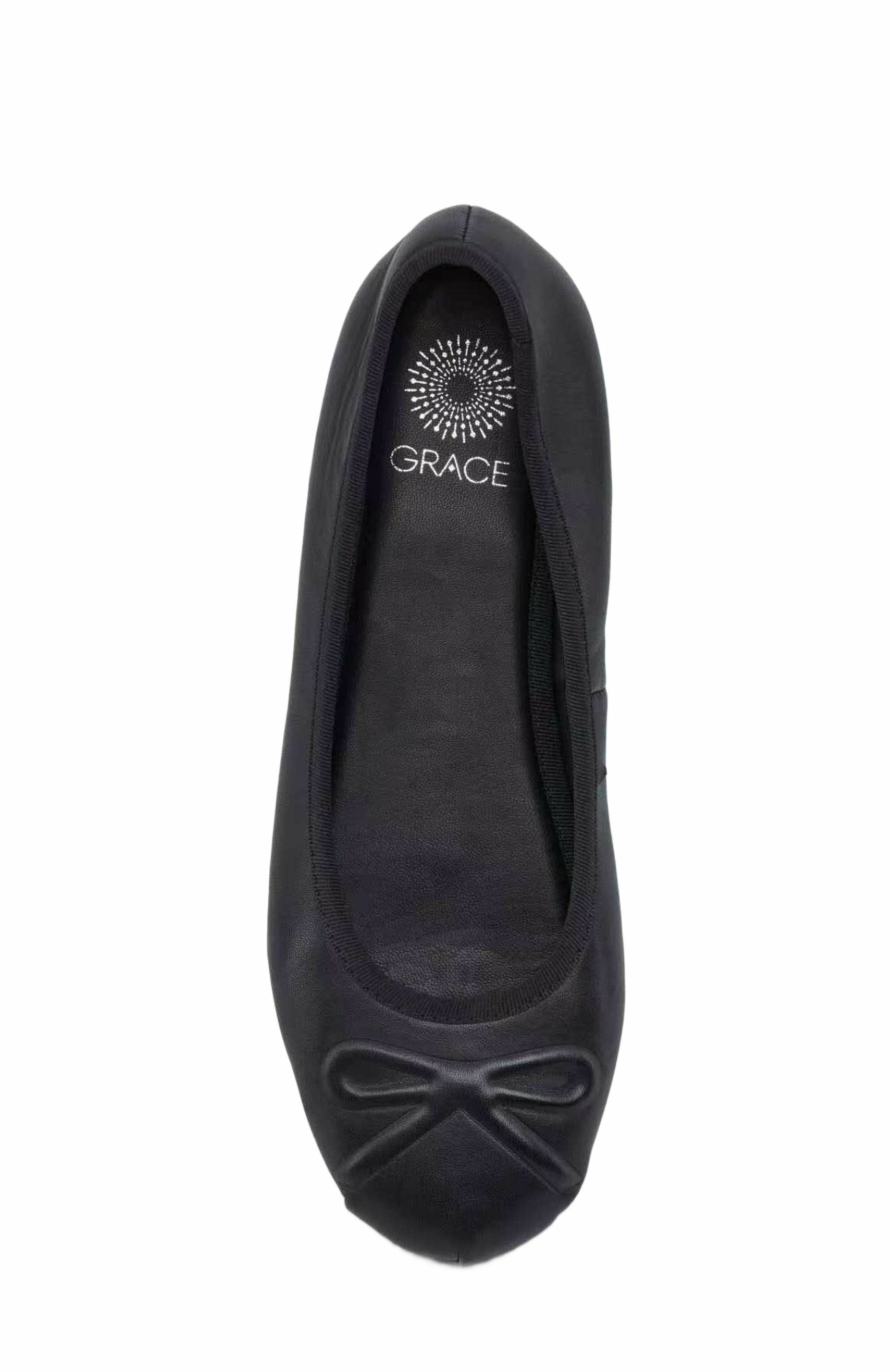 Grace Footwear Reggio Ballerina, Alternate, color, Black