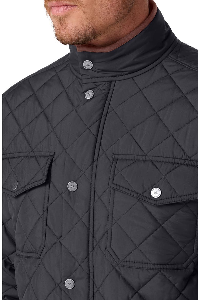 Brentwood Quilted Jacket, Alternate, color, BLACK