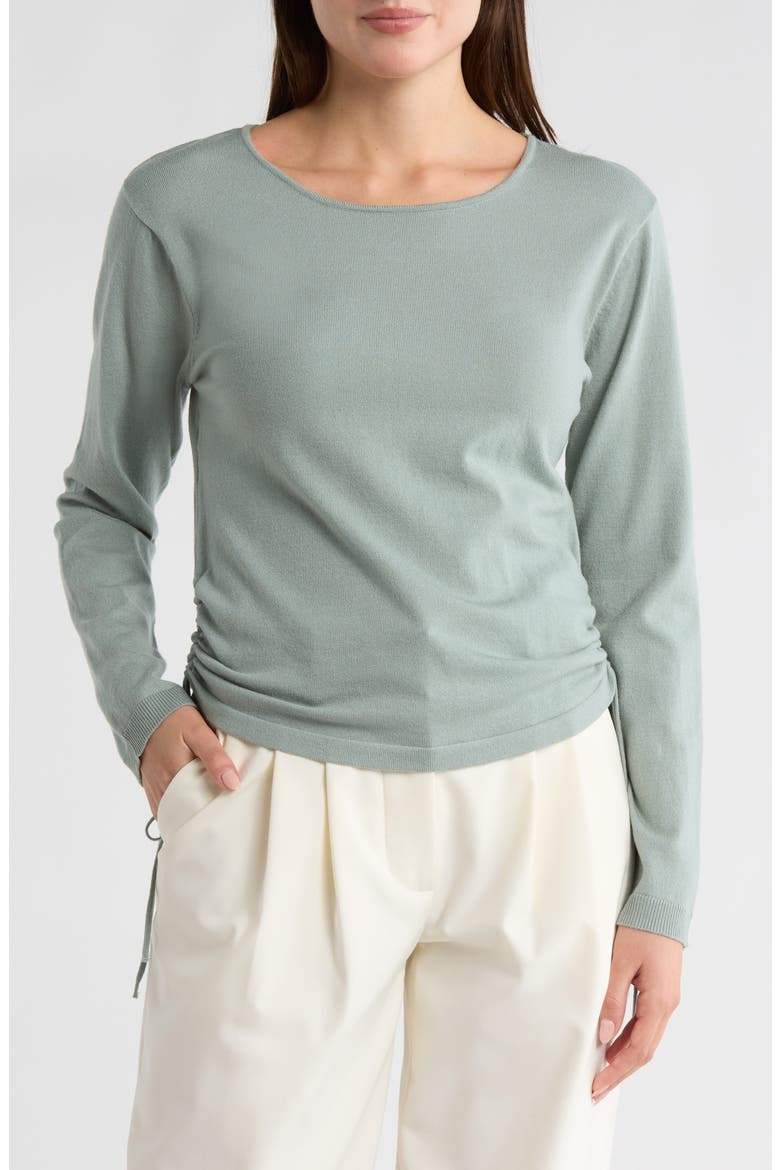 Side Cinched Top, Main, color, SEAMIST