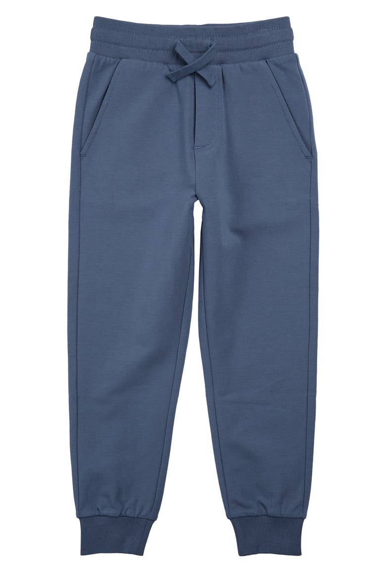 Kids' Stretch Organic Cotton French Terry Joggers, Main, color, NAVY