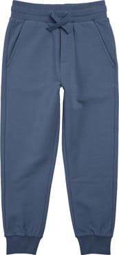 MILES THE LABEL Kids' Stretch Organic Cotton French Terry Joggers
