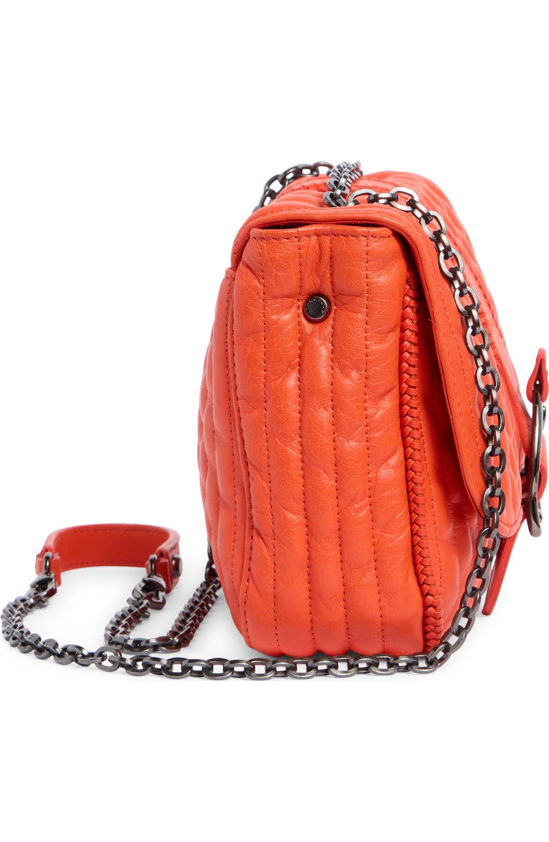 Longchamp Amazone Small Quilted Leather Crossbody Bag, Alternate, color, Poppy